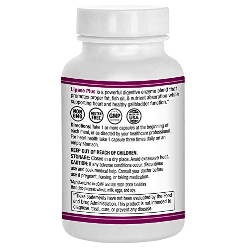 AST Enzymes Lipase-HP Plus – 90 Vegetarian Capsules - Fat Digestion Support – Keto Diet AST Enzymes uk supplements