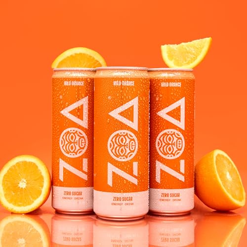 ZOA Energy Drink & ZOA+ Pre-Workout Bundle, Orange Grapefruit and Wild Orange, 12 Fl Oz ZOA uk supplements