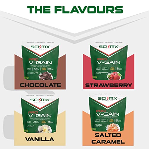 SCI-MX Pro-V Gain - 100% Vegan Chocolate Flavour Soy Protein Powder Isolate + B12 + Magnesium SCI-MX uk supplements