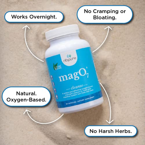 nbpure Mag O7 Oxygen Digestive System Cleanser Capsules, 180 Count nbpure uk supplements