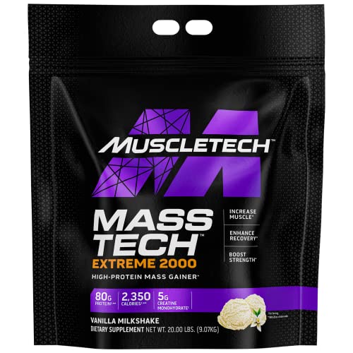 MuscleTech Mass Gainer Protein Powder, Mass-Tech Extreme 2000, Muscle Builder MuscleTech uk supplements