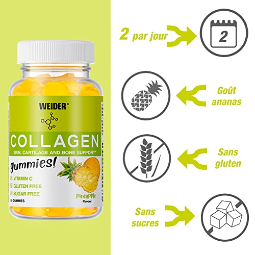 Weider Collagen Gummies - with Collagen for Joints and to take Care of Bones and Cartilage Weider uk supplements