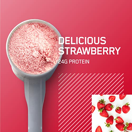 Optimum Nutrition Gold Standard 100% Whey Protein Powder, Delicious Strawberry Optimum Nutrition uk supplements