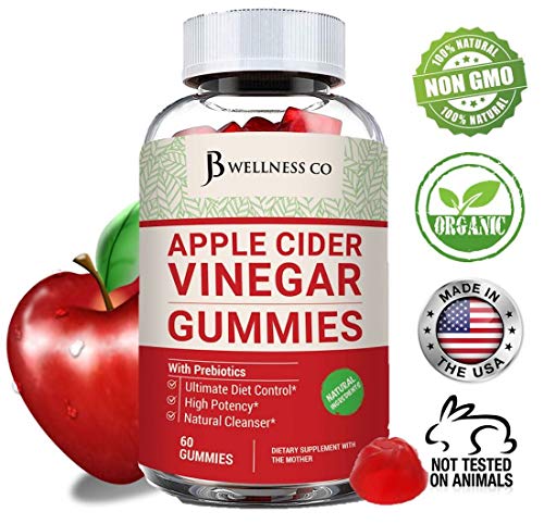 (2-Pack | 120 Gummies) Premium Apple Cider Vinegar Gummies - Raw, Natural, Unfiltered ACV JB Wellness Co uk supplements
