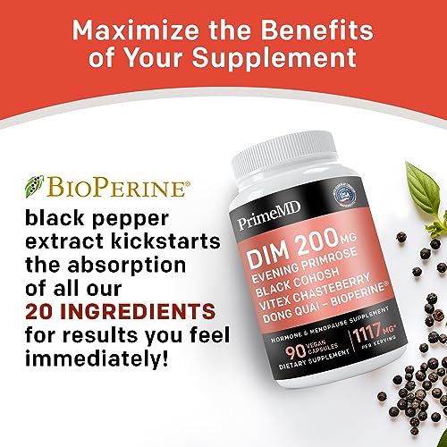 20-in-1 Menopause Supplements for Women - Dim Supplement Women - Estrogen Supplement PrimeMD uk supplements
