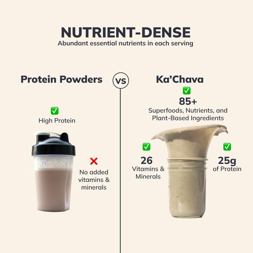 Ka’Chava All-In-One Nutrition Shake Blend, Vanilla, 85+ Superfoods, Nutrients & Plant Ka'Chava uk supplements