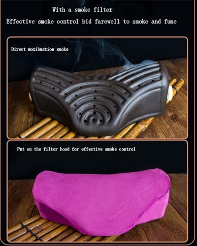 LANYANZI Purple moxibustion Pillow Cervical Vertebra Pillow moxibustion Waist moxibustion Box LANYANZI uk supplements