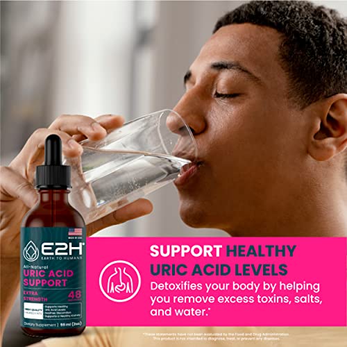 E2H Uric Acid Support Supplement - Tart Cherry and Devil’s Claw - Supports Uric Acid Health E2H EARTH TO HUMANS uk supplements