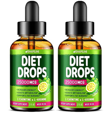 (Pack of 2) Weight Loss Drops - Made in USA - Appetite Suppressant for Women & Men SHAPELINE uk supplements