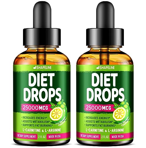 (Pack of 2) Weight Loss Drops - Made in USA - Appetite Suppressant for Women & Men SHAPELINE uk supplements