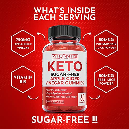 Sugar-Free Keto ACV Gummies for Weight Loss - Apple Cider Vinegar Keto ACV Gummies Atlantis Nutrition uk supplements