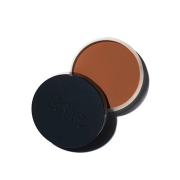 Saie Sun Melt Cream Bronzer - Buildable Balm Face Bronzer for Effortless Sculpting - Cream Contour Enriched with Vitamin C, Nourishing Skincare Ingredients & a Natural Finish - Tan Bronze (1 oz) Saie uk supplements