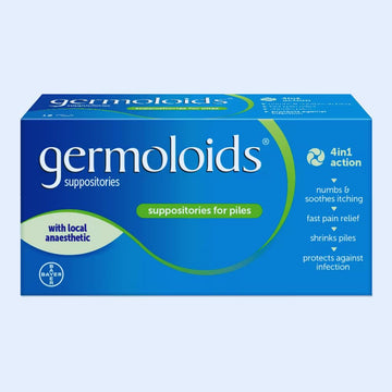 Germoloids Suppositories x 12 Germoloids uk supplements