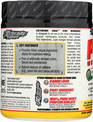 Bluebonnet Nutrition Extreme Edge Pre workout, Muscle Recharging Formula, Increases Bluebonnet uk supplements