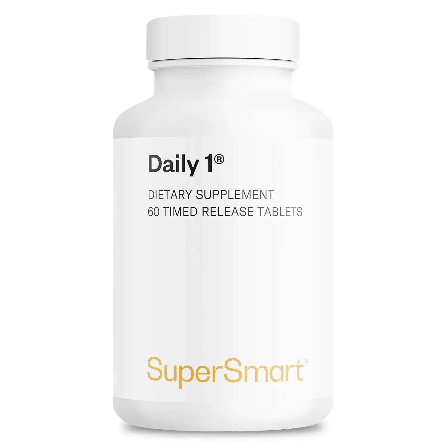 Supersmart - Daily 1® Timed Release - Multivitamin Supplement for Women & Men - with BioPQQ®, Vitamin A, B, C, D & E, Biotin, Quercetin & Fisetin | Supersmart uk supplements