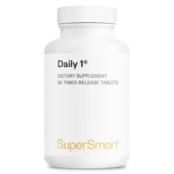 Supersmart - Daily 1® Timed Release - Multivitamin Supplement for Women & Men - with BioPQQ®, Vitamin A, B, C, D & E, Biotin, Quercetin & Fisetin | Supersmart uk supplements