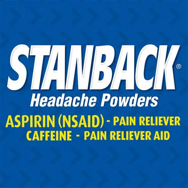 Stanback Headache Powders, Fast Pain Relief with Aspirin (NSAID) and Caffeine, 50 Count (3 Pack) Stanback uk supplements