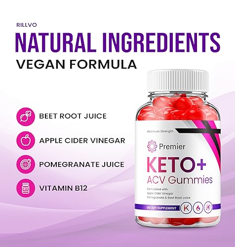 Rillvo (3 Pack) Premier Keto ACV Gummies - Official - Keto Premiere ACV Advanced Formula Rillvo uk supplements