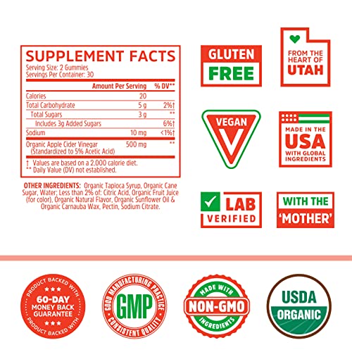 Zhou Nutrition Apple Cider Vinegar Gummies with The Mother, ACV Detox & Cleanse Zhou Nutrition uk supplements