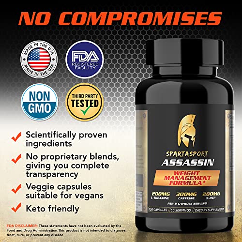Spartasport Assassin Weight Management Formula - Weight Loss Pills for Women Men Spartasport uk supplements