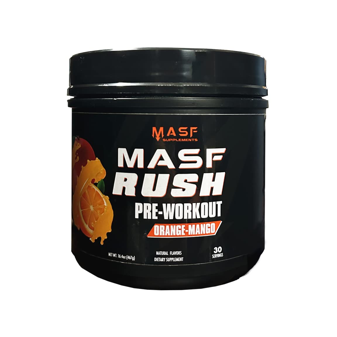 MASF Rush Pre-Workout (Orange-Mango) MASF uk supplements