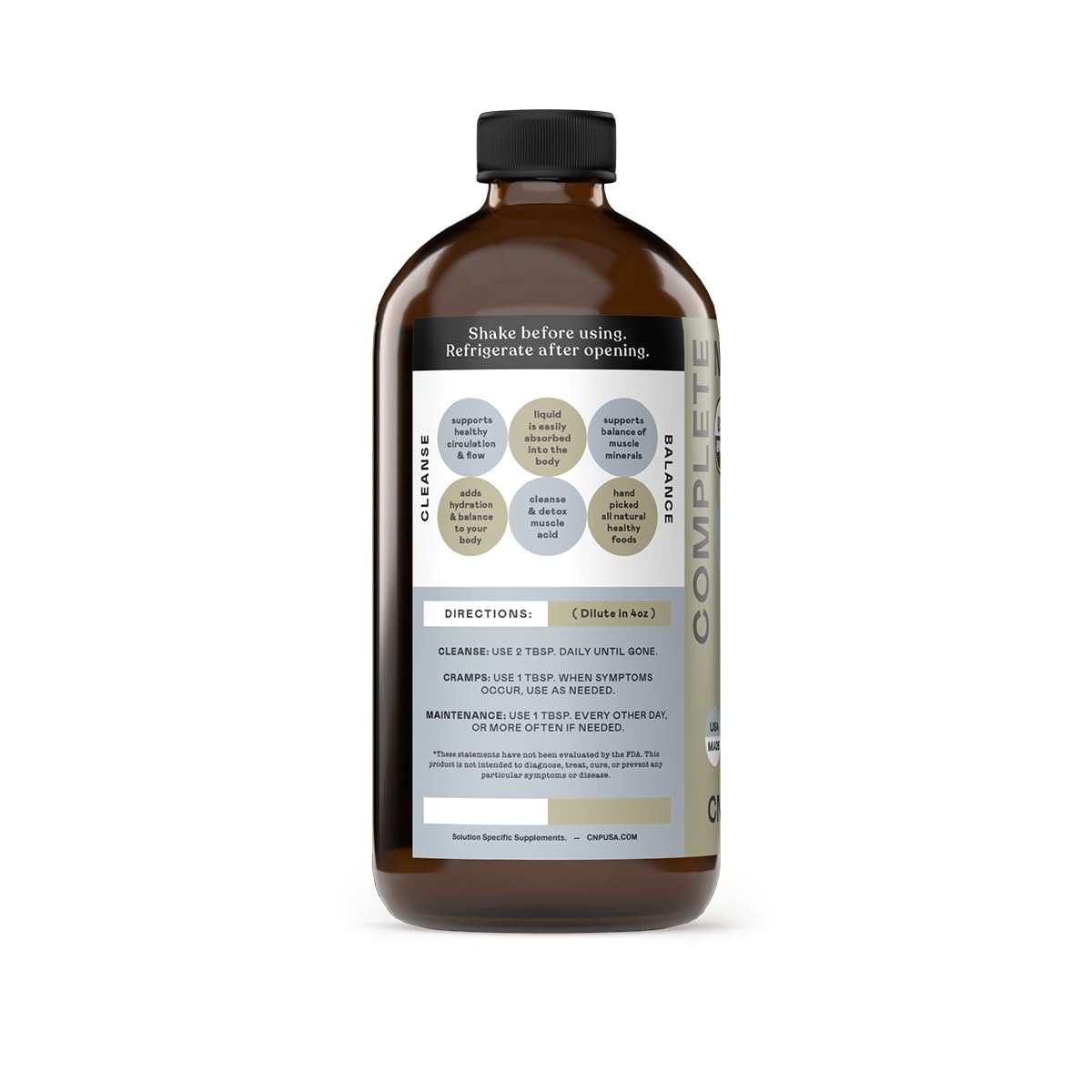 Complete Natural Products Cramp Complete - 16oz Glass Bottle Complete Natural Products uk supplements