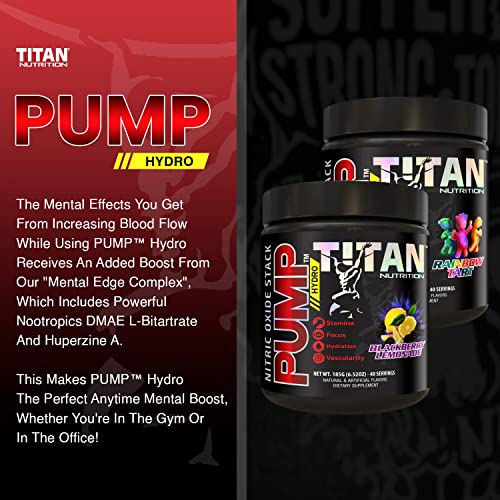 Pump- Nitric Oxide Boosting Stack Stim Free: Loaded with Citruline Malate for Maximum Titan Nutrition uk supplements