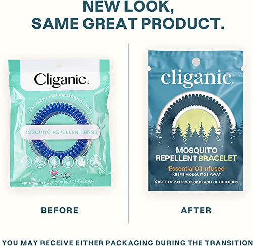 Cliganic 50 Pack Mosquito Repellent Bracelets, DEET-Free Bands, Individu Cliganic uk supplements