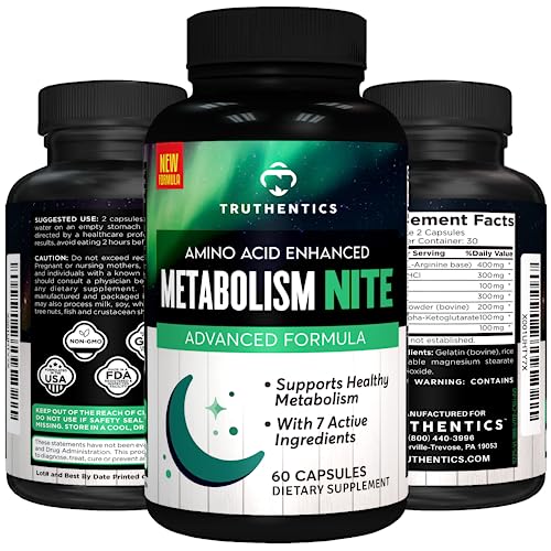 TRUTHENTICS Night Metabolism Booster for Men & Women - Night Time Fat Burner TRUTHENTICS uk supplements