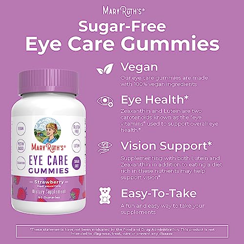 MaryRuth's Eye Care Gummies | Zeaxanthin and Lutein | 45 Day Supply MaryRuth Organics uk supplements