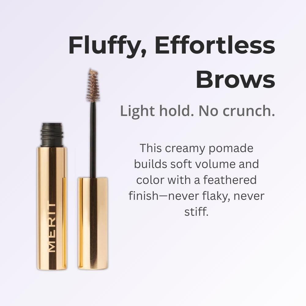 Merit Brow 1980 Volumizing Tinted Eyebrow Gel-Pomade - Taupe - Taupe with Cool Undertones Merit uk supplements
