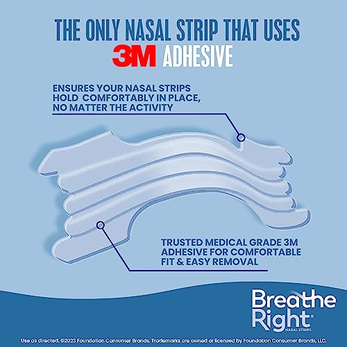Breathe Right Nasal Strips | Extra Strength | Clear | For Sensitive Skin Breathe Right uk supplements