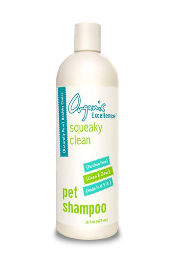 Organic Excellence Mild Dog Shampoo, Great for All Pets: Dogs, Puppies, Cats, Horses, Formulated for Sensitive Skin, Made with Aloe and Nourishing Botanicals - 16oz Organic Excellence uk supplements
