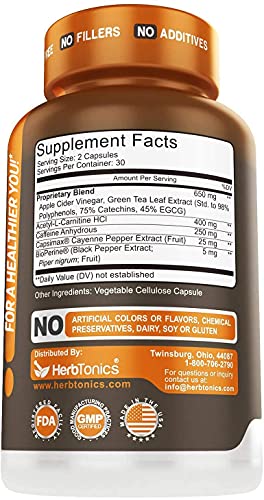 Thermogenic Fat Burner | Weight Loss Pills for Women and Men | Fat Burners Supplement Herbtonics uk supplements