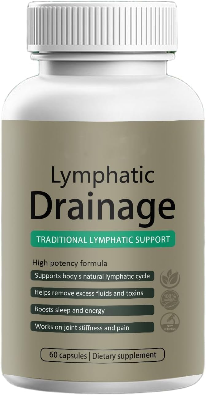 MOKA Lymphatic Drainage Capsules, New Maximum Potency Formula with Dandelion Extract, Cleavers Extract - Supports Cellulite Reduction 60 Capsules.xx MOKA uk supplements