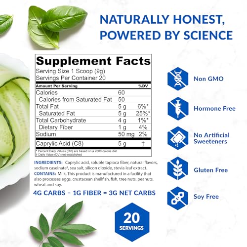 BioTrust Keto Elevate – Pure C8 MCT Oil Powder – Ketogenic Diet Supplement & Paleo BioTrust uk supplements