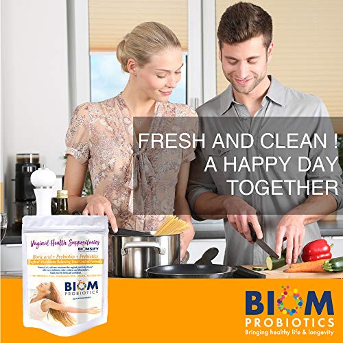 Biom Probiotics Prebiotics Boric acid Suppositories . Feminine Health Probiotic for Infections Biom Probiotics uk supplements