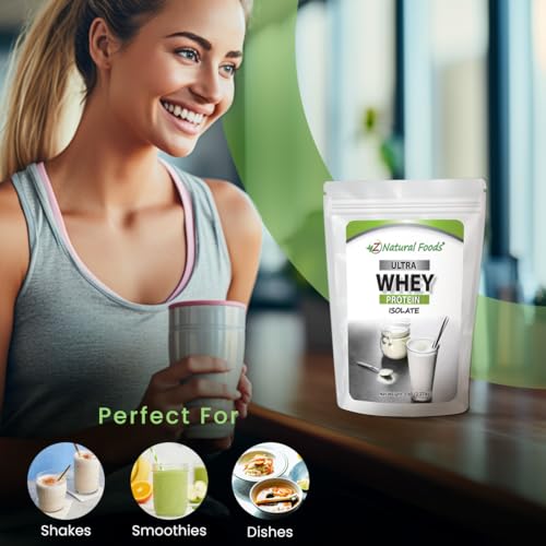 Z Natural Foods Whey Protein Powder Isolate, Unsweetened Protein Powder Enriched Z Natural Foods uk supplements