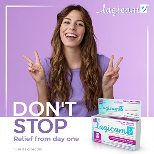Lagicam Vaginal Yeast Infection, Antifungal 3 Day Miconazole Nitrate Treatment Cream, Relief for Itching LAGICAM V uk supplements
