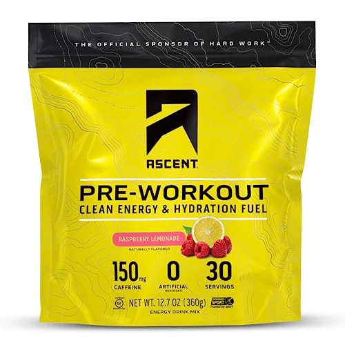 Ascent Pre Workout Powder - Preworkout for Men & Women with No Artificial Ingredients Ascent uk supplements
