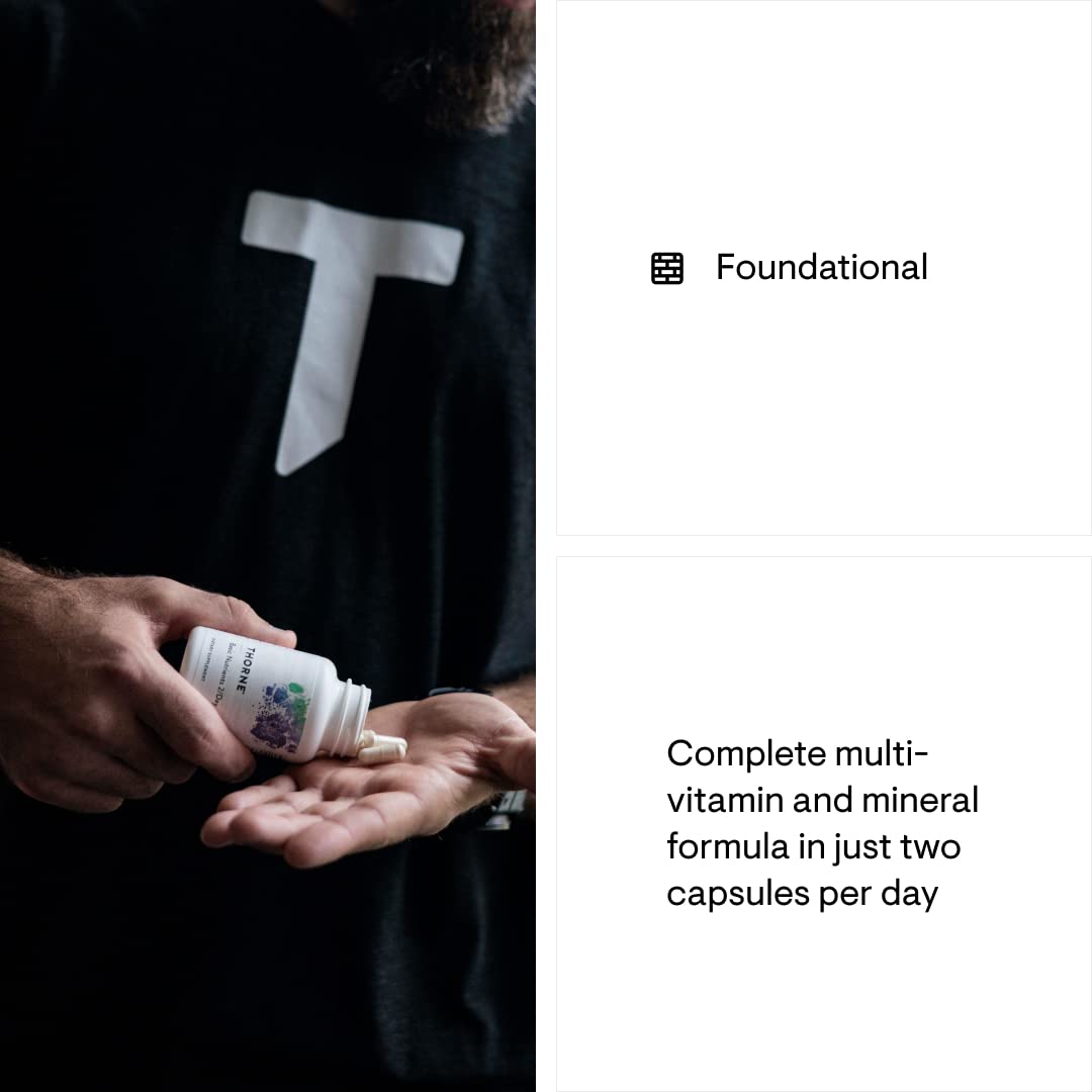 THORNE Basic Nutrients 2/Day - Comprehensive Daily Multivitamin with Optimal Bioavailab THORNE uk supplements