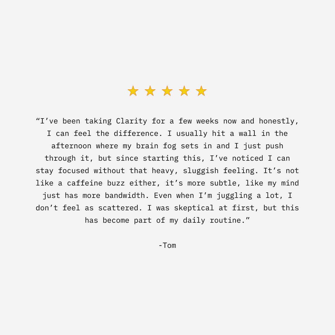 Mikra Clarity Nootropic Focus Drink Mix - Daily Cognitive & Calm Support Formula with Citicoline, Lion’s Mane & L-Theanine - Calm Drink Mix & Focus Aid for Energy and Clarity - 14 Single-Serve Sachets Mikra uk supplements