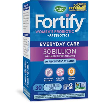Nature's Way Fortify Probiotics for Women + Prebiotic, Digestive*, Immune*, and Vaginal Nature's Way uk supplements