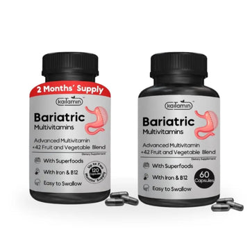 Bariatric Multivitamin with Iron - Easy-to-Swallow Capsule for Post Bariatric Surgery - Post Sleeve and Post Bypass Kaitamin uk supplements