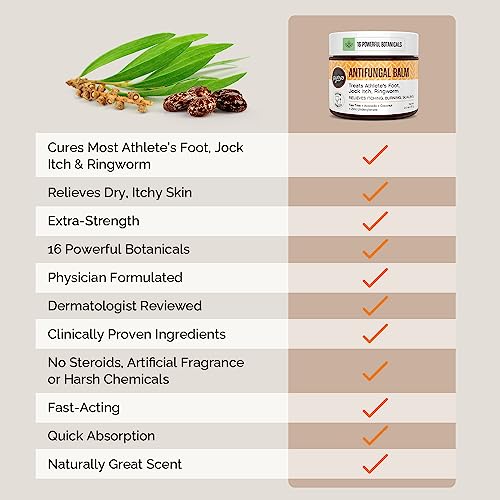 Puriya Tea Tree Oil Antifungal Cream, Plant-Powered Athletes Foot Cream Treatment Puriya uk supplements