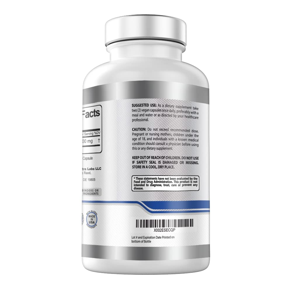 Alpha Lipoic Acid 600mg Per Serving, 240 Vegan Capsules- Gluten Free SMART NUTRA LABS uk supplements