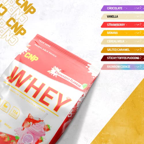 CNP Professional New Formula 2kg & 900g Premium Whey Protein Powder, 21g Protein, Low Carb CNP Professional uk supplements