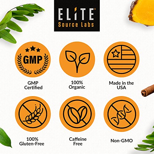 Elite Detox Tea: Natural Organic 7-Herbal Blend for Gentle Cleansing as Needed. Bloating Tea Elite Source Labs uk supplements