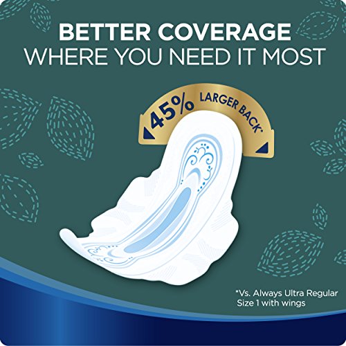 Always Ultra Thin Size 4 Overnight Pads With Wings Unscented, 14 Count (3700030165) Always uk supplements