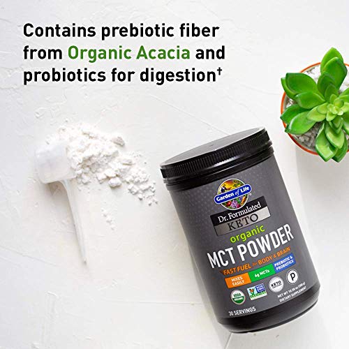 Garden of Life Dr. Formulated Keto Organic MCT Powder - 30 Servings, 6g MCTs Garden of Life uk supplements